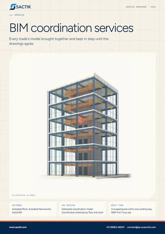 Cover of the BIM coordination brochure PDF