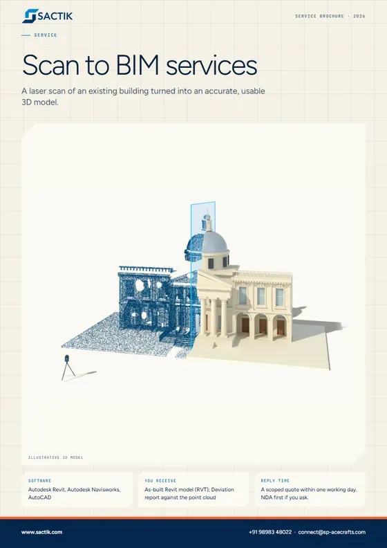 Cover of the Scan to BIM brochure PDF